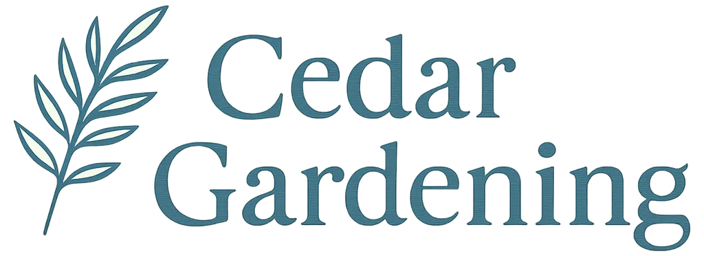 Cedar Gardening